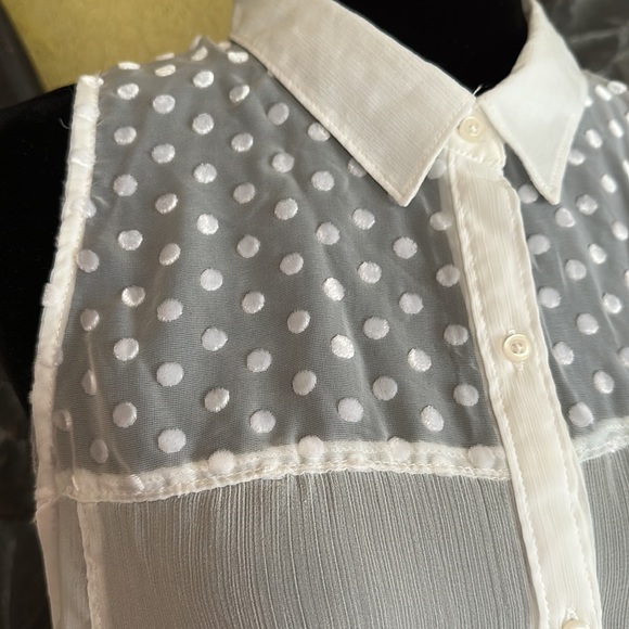 Hollister Button Down Tank Top Blouse - Picture 3 of 9